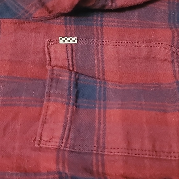 Vans womens plaid button down - Picture 3 of 4